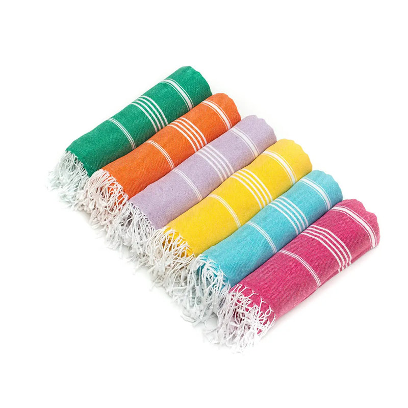 Ensemble de serviettes de plage 100% coton turc | Serviettes de piscine surdimensionnées 38 po x 71 po