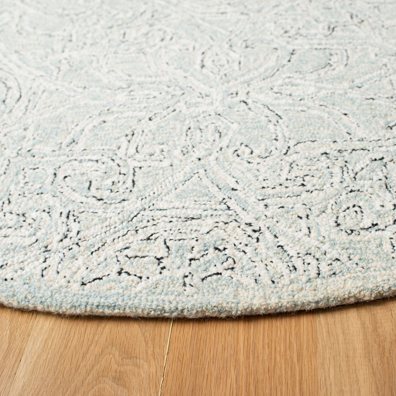 Conway Hand Tufted Wool Rug, Round 5'