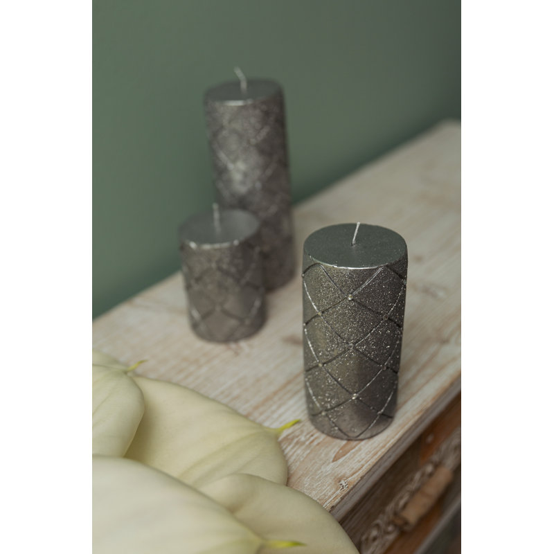 Pillar Candle, 15cm H x 7cm W x 7cm D