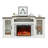 70" Entertainment Center Tv Stand With 23" Electric Fireplace
