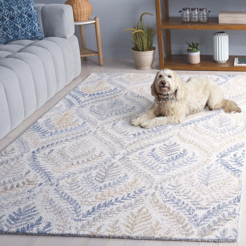 Tapis beige / gris Cristionna 804, Rectangle de 5 pi x 8 pi