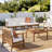 Hulda Acacia 6 - Person Patio Conversation Set with Cushions-48567371