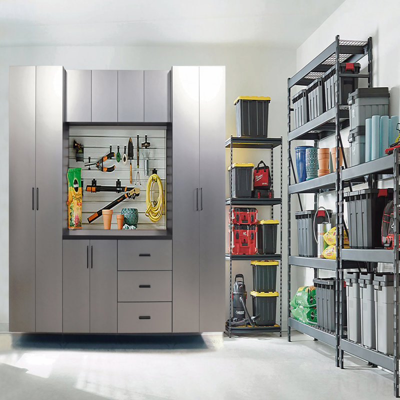 Metal Wall Mounted Garage Storage Cabinet