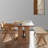 Classic solid wood dining table set-109304931