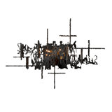 Brutus Aluminum Flush Mounted Sconce