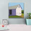  «Bucolique Structure 1» par Carol Young, art mural sur toile, 12 po x 12 po