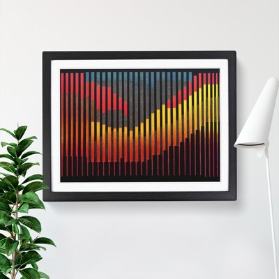Audio Equalizer Abstract Art Vol.2 - Single Picture Frame Print