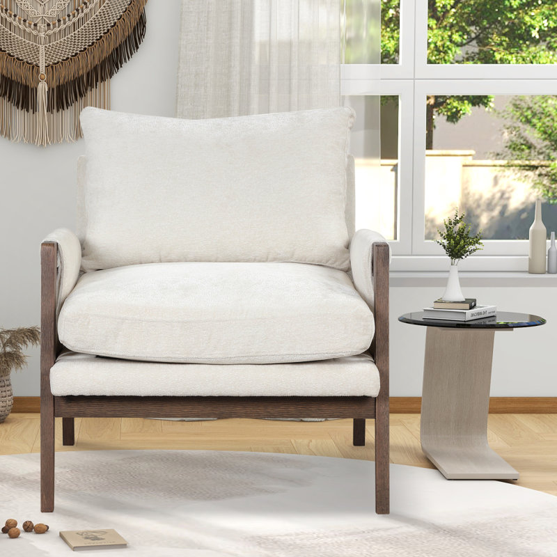 Fauteuil Kelly, Blanc