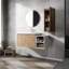 Meuble-lavabo de salle de bain de 42 po avec lavabo et armoire latérale