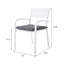 Chaise de patio empilable avec coussin Chamya-1237755486