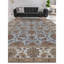 Tapis bleu clair et ivoire noué à la main de haute qualité-106956654