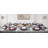 50 Piece Bone China Dinnerware Set - Service for 8