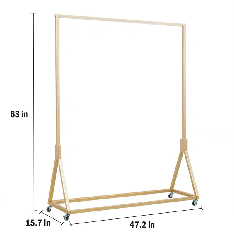 Atta 120cm Rolling Clothing Rack