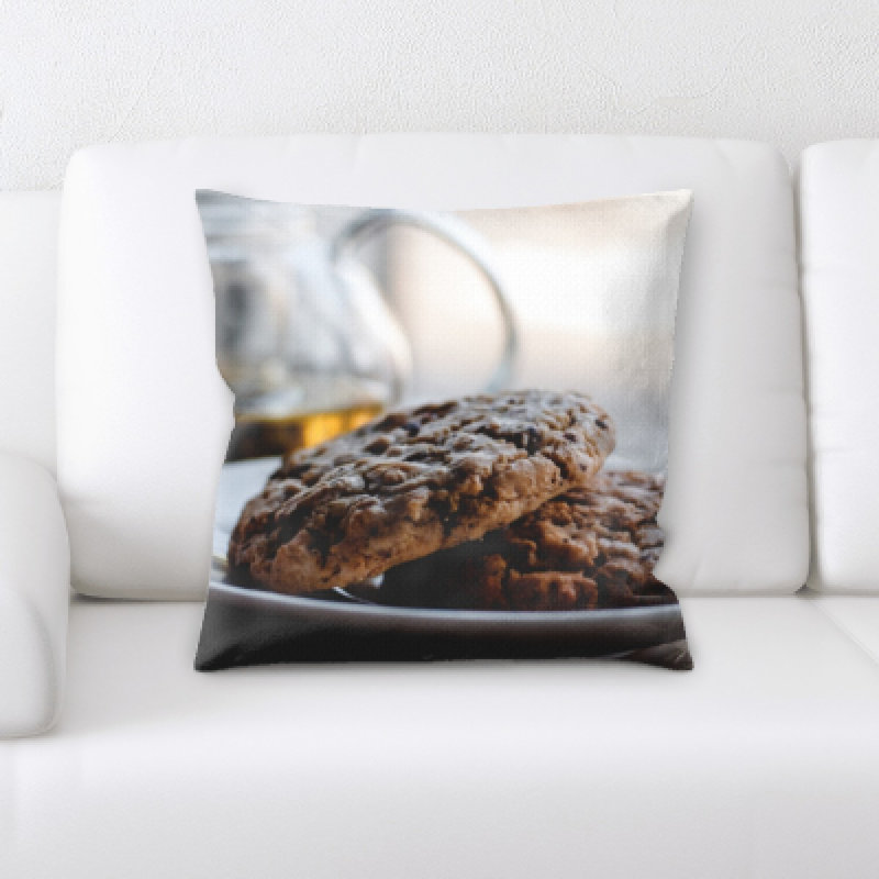 Microsuede Reversible Throw Pillow