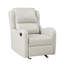 Fauteuil inclinable en similicuir rembourré 1pc-15867851