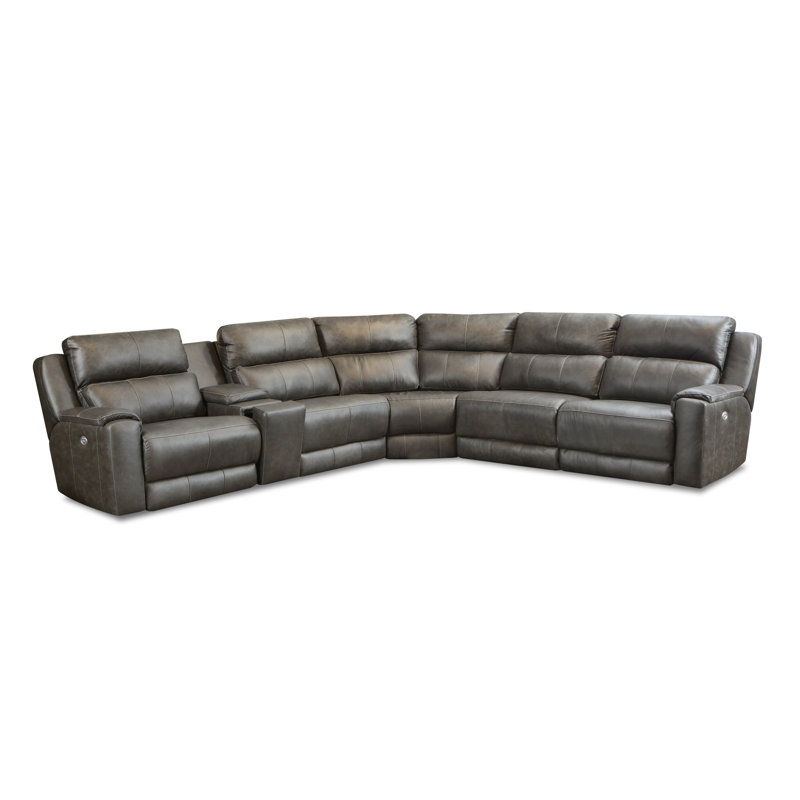 Canapé modulaire en cuir inclinable Dazzle
