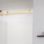 Portes de douche coulissantes sans cadre à fermeture en douceur, porte de douche coulissante de salle de bain, porte en verre pour salle de bain-121348704