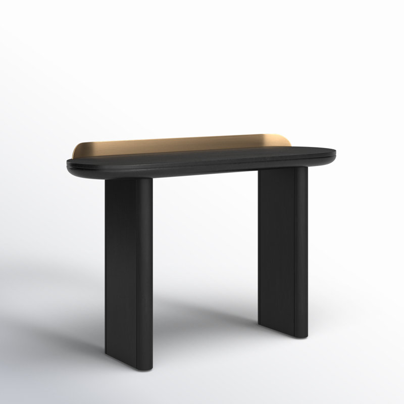 TOV Furniture Braden Black Desk/Console Table, Black