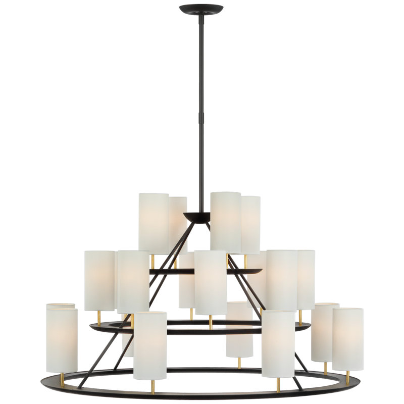 Trevi 20 - Light Chandelier, Matte White/Gild, White