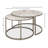 2 - Piece Marble Top Living Room Table Set