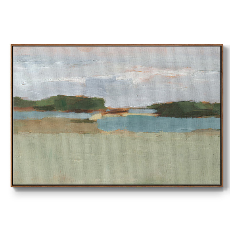 " High Noon Vista Study I ", 17" H x 25" W x 2" D, Natural
