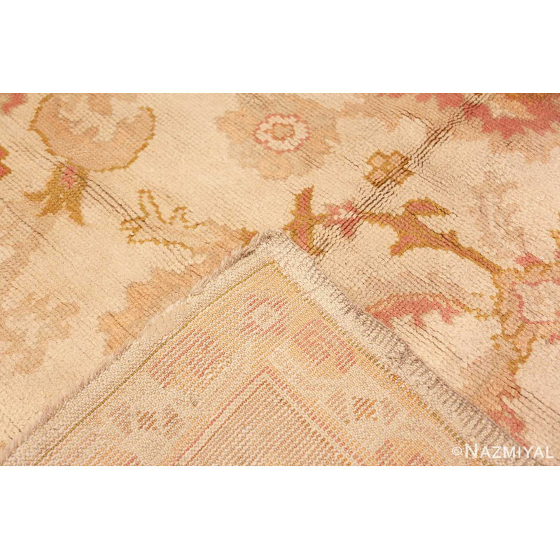 One-of-a-Kind 15' X 18'6" 1920s Area Rug in Beige