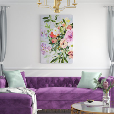 Mottled Flora I by Victoria Borges - Painting Print