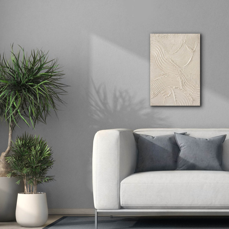  «Sand Shadows» par Design Fabrikken, art mural sur toile, H 26 po x l 18 po