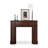 Walnut Solid Wood Freestanding Fireplace-1746357635