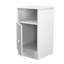 Fully Assembled Folden Nightstand in White Gloss