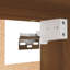 Armoire suspendue vidaXL Lyon chêne fumé 60 x 31 x 60 cm-870658245-870658356