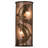 Rustic Lodge Copper Flush Mounted Sconce