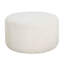 Velours côtelé rond beige - l 30,21 po, P 16,24 po, contreplaqué, adaptable à de multiples fonctions avec revêtement X 16,24 po, rembourrage en mousse dense, différents styles de décor