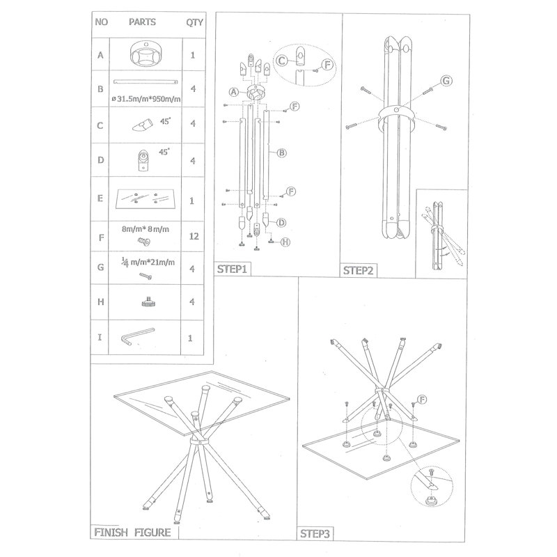 36" Square Frosted Tempered Glass Table For Small Dining Spaces, Contemporary Flair With Legs And Disc Style