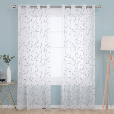 Leary Semi Sheer Curtain Pair