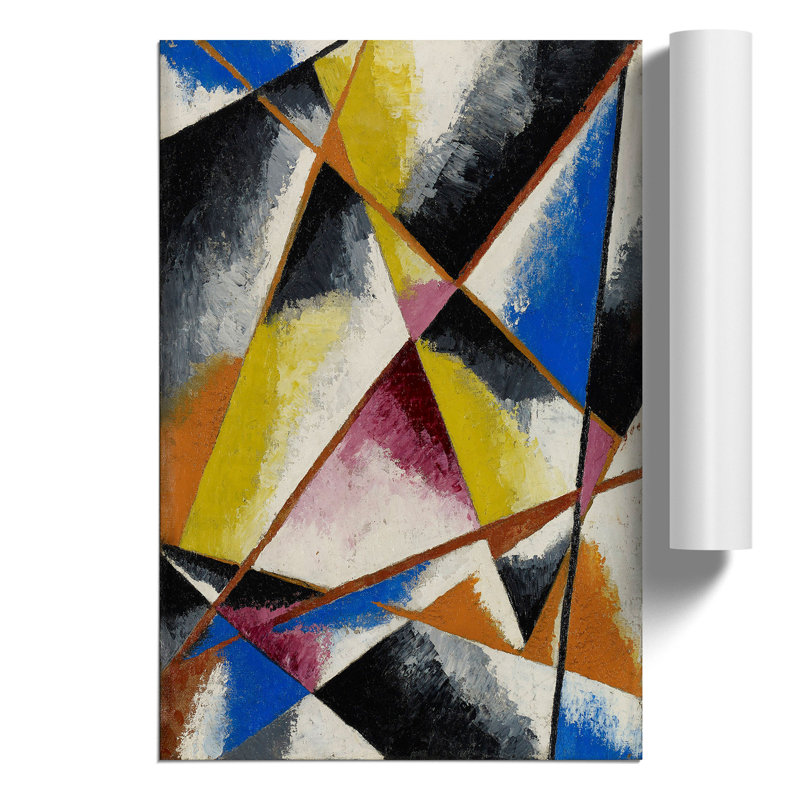 Composition by Lyubov Popova - Frameless Print, 59cm H x 42cm W x 0.1cm D