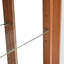 Vitrine lumineuse à 6 niveaux avec tablettes réglables et panneau arrière en miroir, portes en verre trempé (ampoule E26 non incluse)