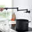 Wall Mount Commercial Pot Filler Faucet with Dual Joint Swing Arms, Brass Material, and Durable Leak-Free Design for Modern Kitchens-130628792