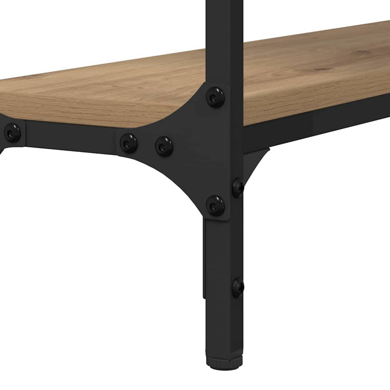Console Table, Artisan Oak, 75cm H x 100cm W x 22.5cm D