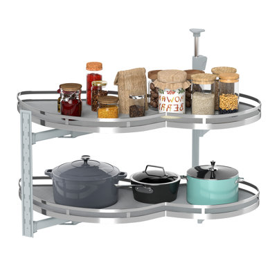 Dorukhan Steel Soft Close Lazy Susan Organizer