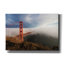 Art mural sur toile épique Graffiti «Evening Fog At The Golden Gate Bridge» par Martin Podt, 26 po x 18 po