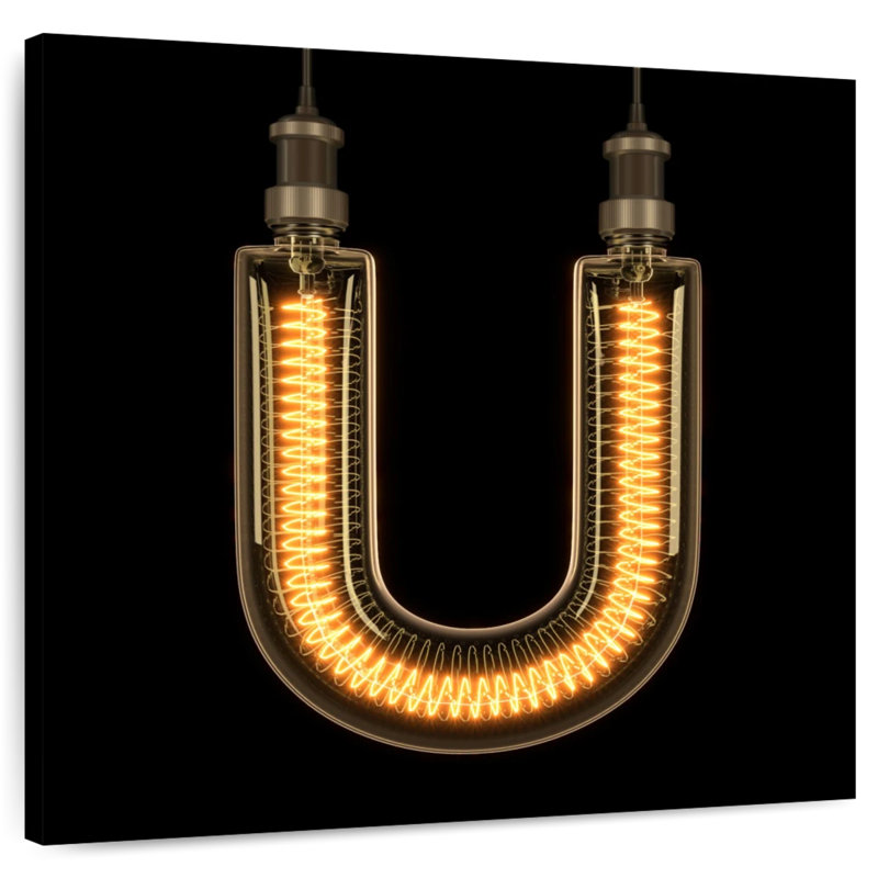 Light Bulb U, 39" H x 39" W