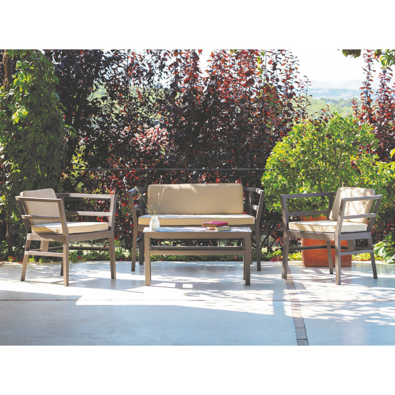 Click-Clack - 4 Piece Conversation Set, Sand, Beige