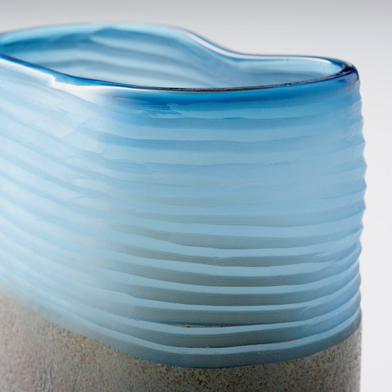 Vase de table décorative Europa, H 9 po x l 8 po x P 5,5 po