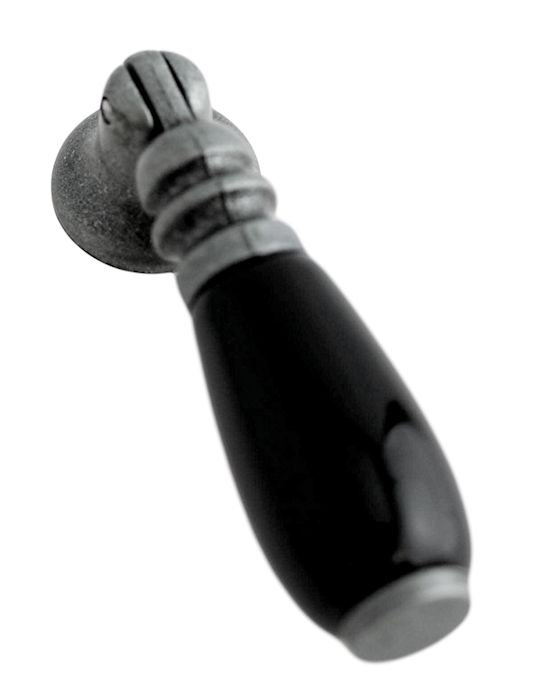 3-3/4" Wire Pull Solid Satin Aluminum