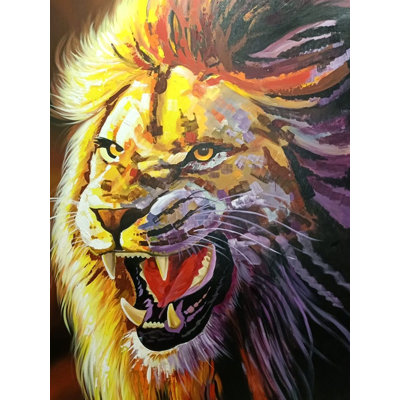 The Roar | Art acrylique | Peinture de Gokulam Vijay