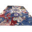 High-Quality Hand-Knotted Navy And Red Area Rug