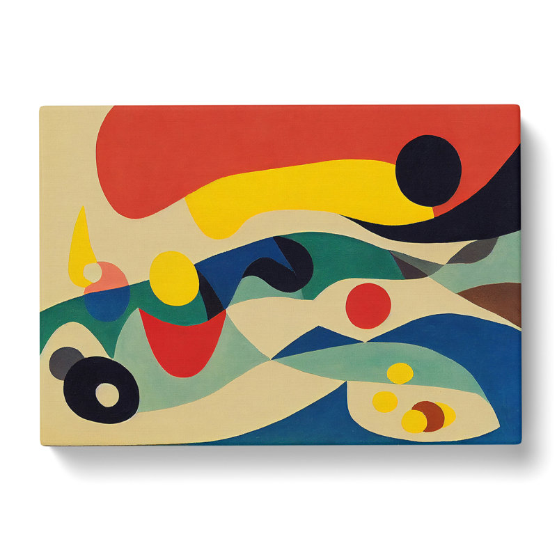 Expressive Modern Abstract Art - Wrapped Canvas, 35cm H x 50cm W x 3cm D