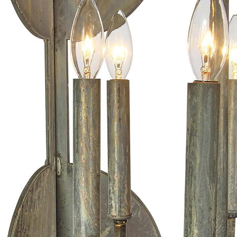 Chelsea 6 - Light Candle Style Square Chandelier