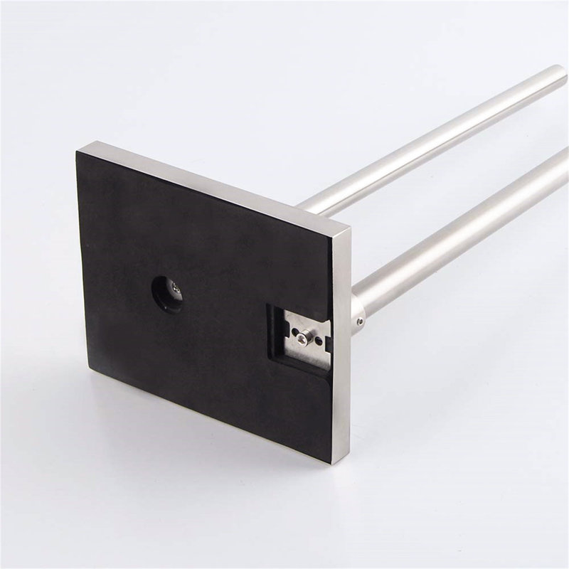 Vanpelt Free Standing Toilet Paper Holder, Silver